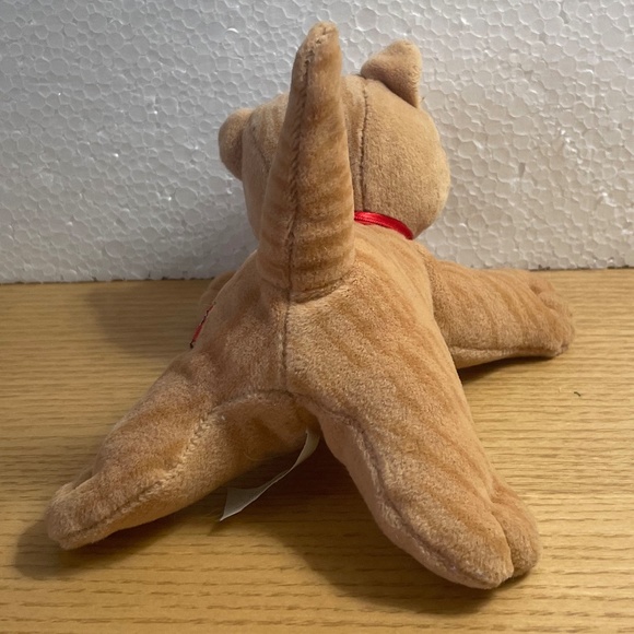 Vintage Tonka Pound Purries Cat Plush Orange Ginger Tabby Striped Stuffed Animal - Picture 3 of 9